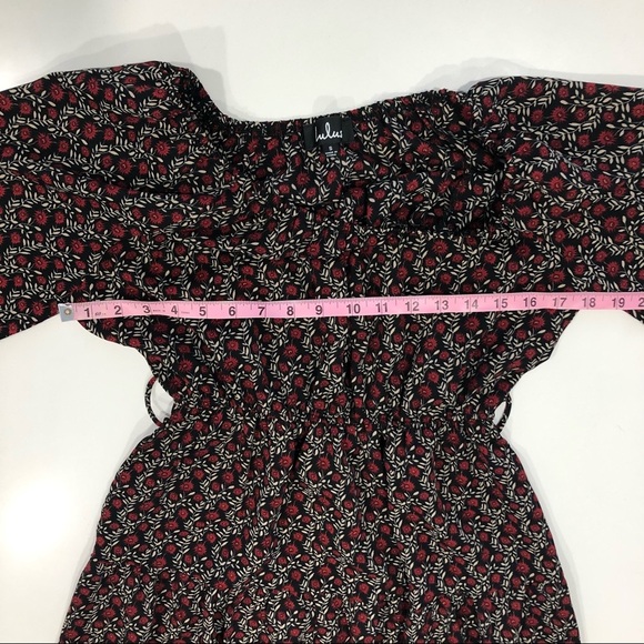 Lulu’s Abigayle Floral Print Off-the-Shoulder Midi Dress Size Small - Picture 9 of 16